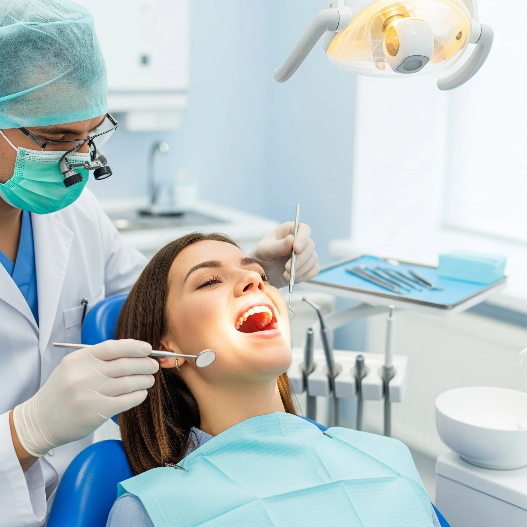 Relaxed patient receiving sedation dentistry at Meadows Dental Care Austin